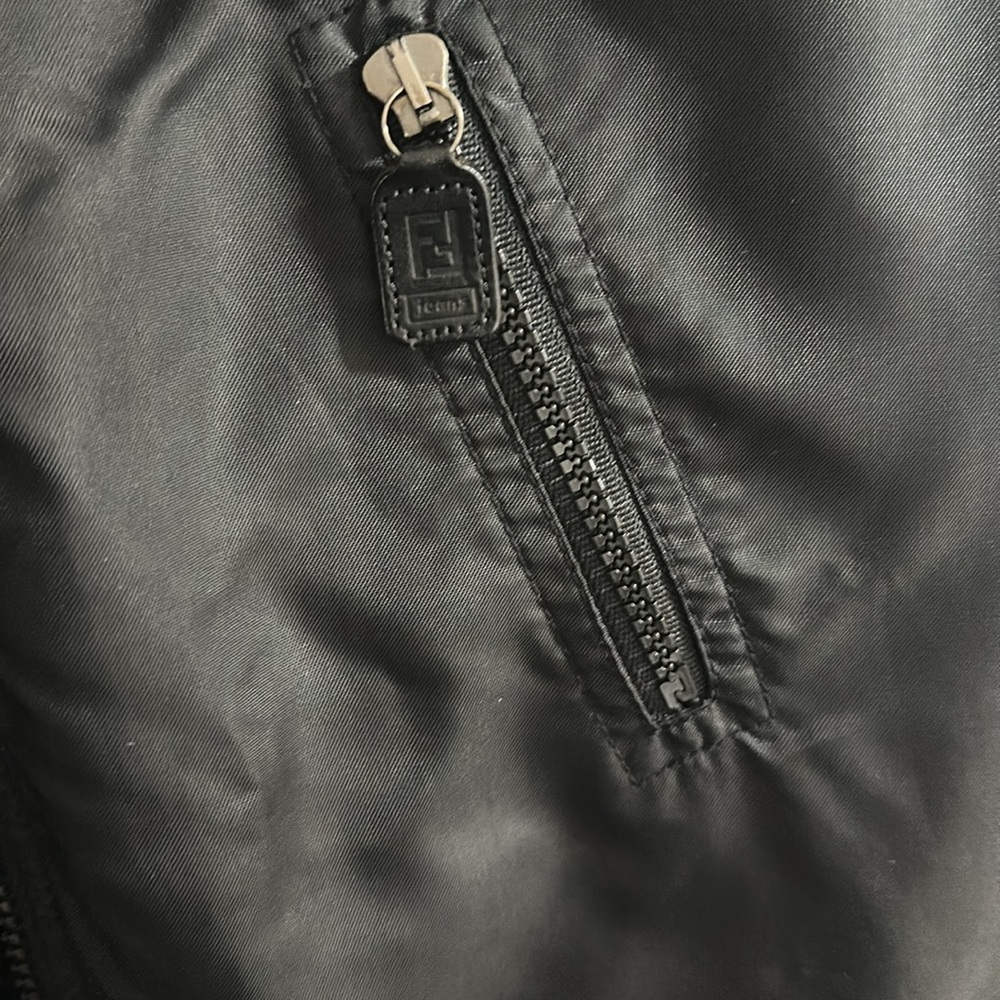 Authentic Fendi Unisex /Women’s Reversible Black and Brown Jacket - Picture 8 of 10